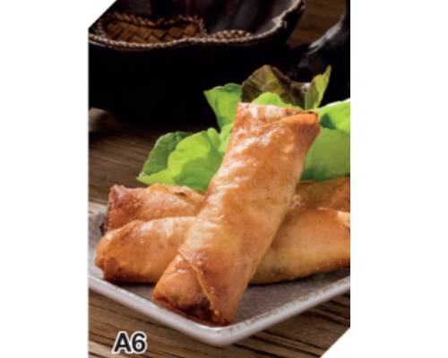 A6.Vegetable Spring Roll(V)素春卷3pcs